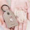 Puppy Pet Hair Storage Bag Cat Dog Claw Dogs Paw Pendant Cute Pet Hair Keychain  Unisex