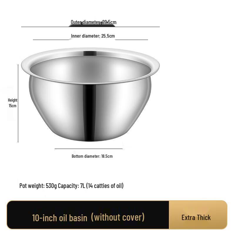 Qianxing Stainless Steel Kitchen Basin & Oil Drum Set