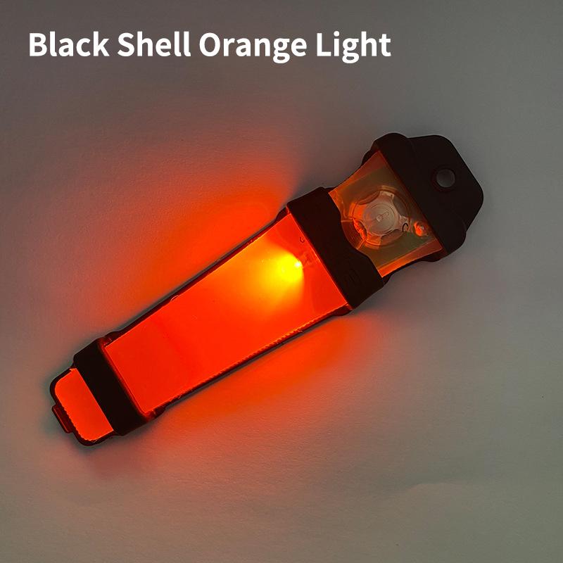 

1Pcs Multi Function Headlamp Outdoor Tactical Headlamp Tactical Helmet Light Field Illumination Hook Loop Mount Rescue Light Black Shell Orange