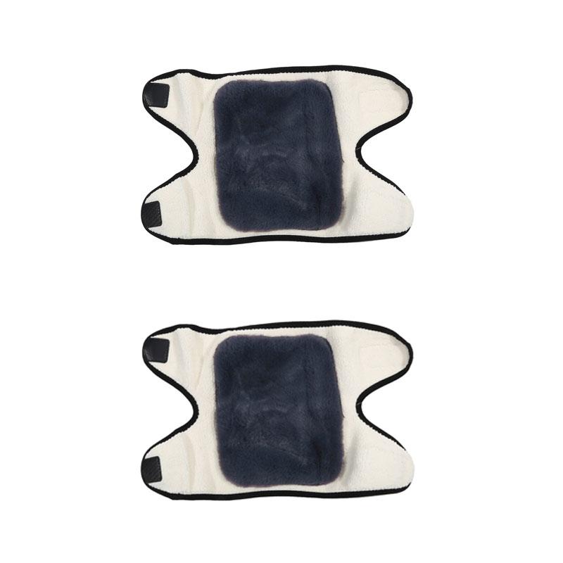 Winter Warm Knee Pads For Leg Warmers Men Old People Cold Leg Arthritis Kneepad Knee Support Fake Rabbit Fur Knee Protector