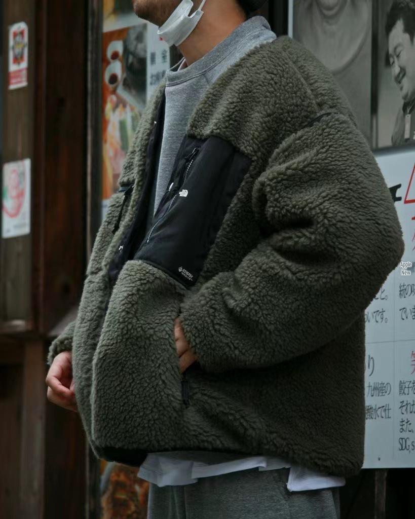 Beijia Purple Label Detachable Lambswool Jacket, Warm & Trendy American Retro Style.