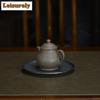 111ml Traditional Yixing Purple Clay Teapots Handmade High Pan Pot Raw Ore Downhill Mud Kettle Zisha Tea Set For Tea Supplies