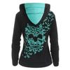 Womens Fashion Butterfl  Print  Hoodie  Sweatshirt Tops Sweatshirt