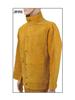 Cowhide Welding Suit: Yellow Anti-Scald, Wear-Resistant, Flame Retardant, Anti-Spatter Protective Gear