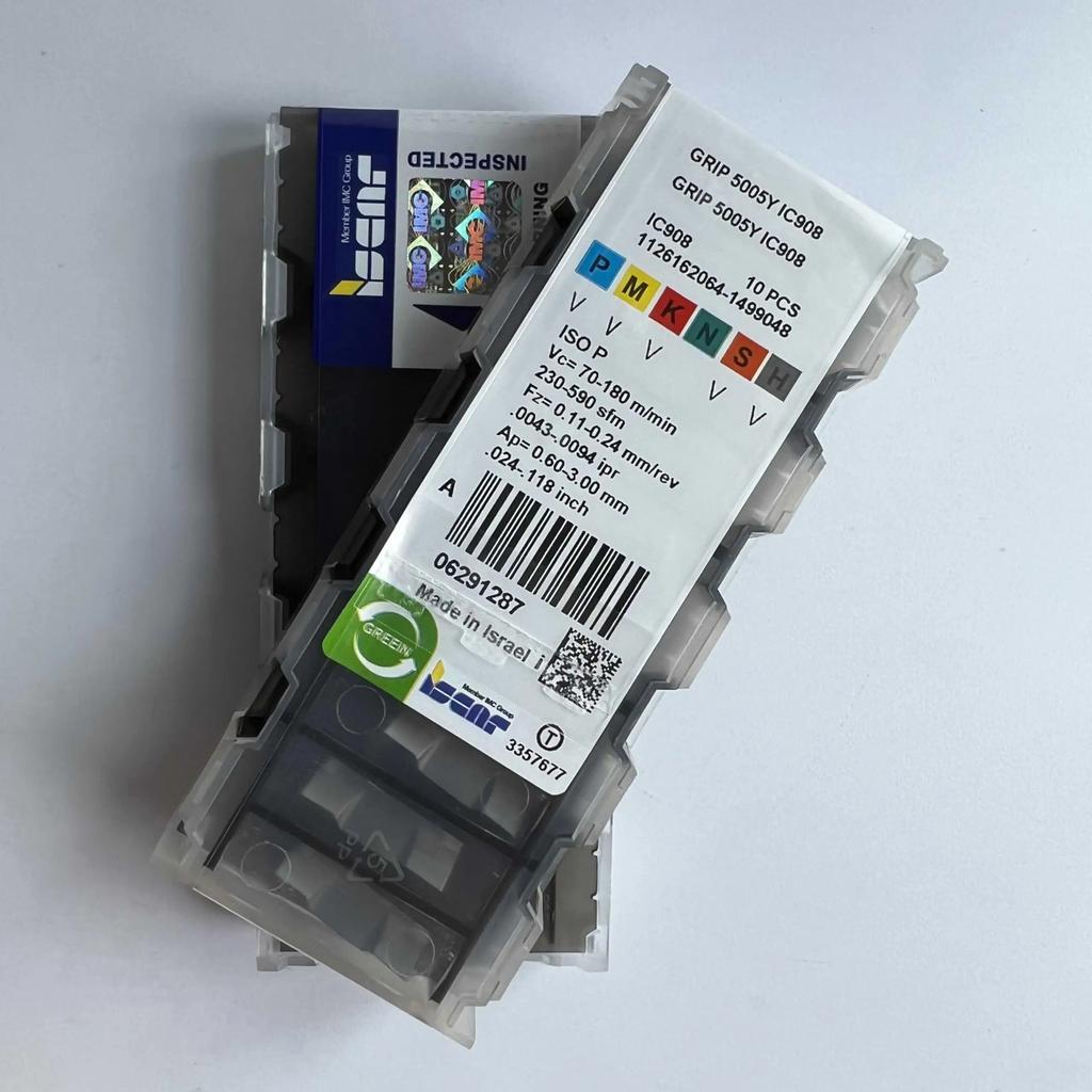ISCAR / GRIP5005Y IC908  /Industrial Indexable Carbide Inserts 10 PCS