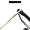 Glasses Polygon Frames Eyewear Transparent Blue Light Glasses For Men Digital Devices Women