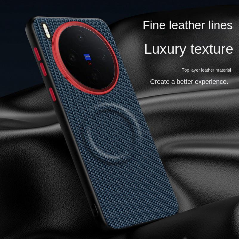 Magnetischer Ring mit rotem Kreisobjektiv Erhöht zum Schutz der Hülle Für VIVO X300 Pro x300 X200 Ultra X200s X200 Pro IQOO 15 Hülle