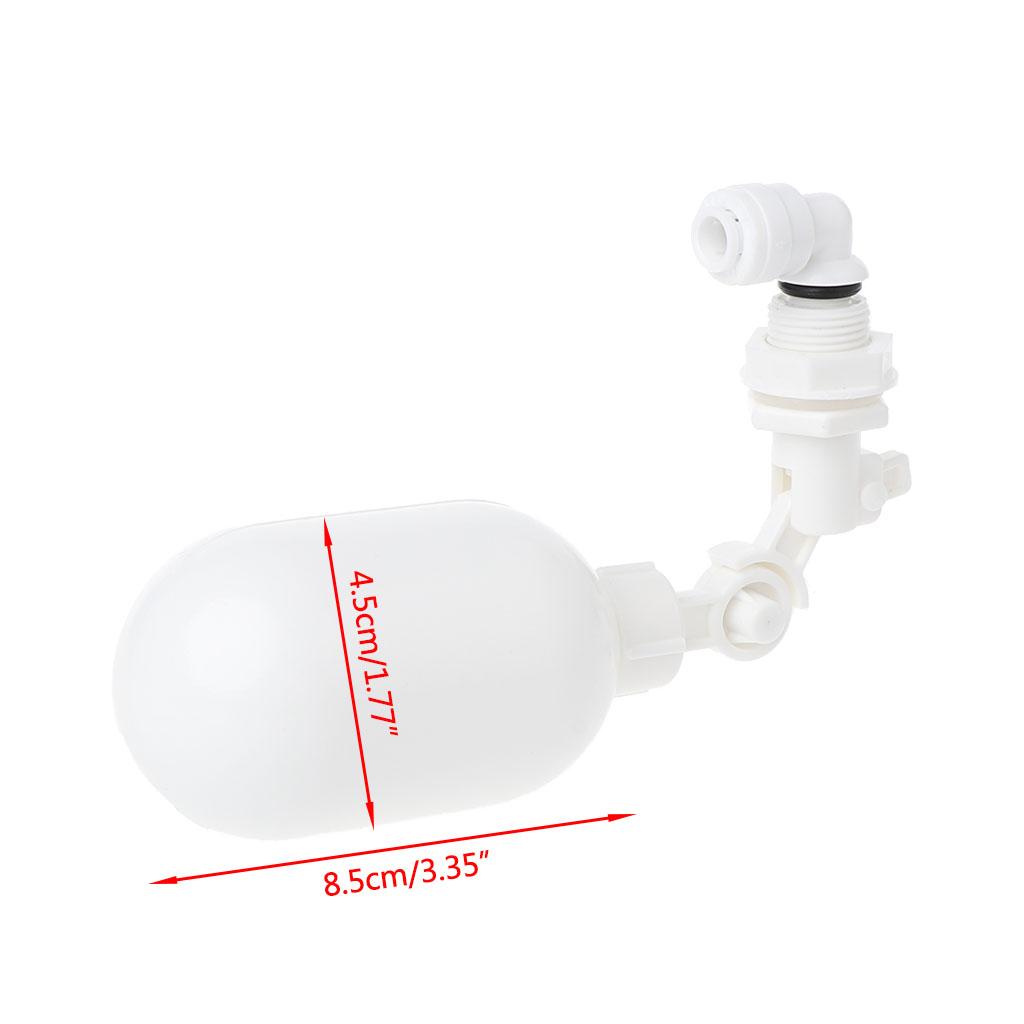 1/4" Snelkoppeling Waterfilter Vlotter voor Klep Automatische Controle Waterniveau voor Klep Verstelbare Plastic Vlotterbal voor