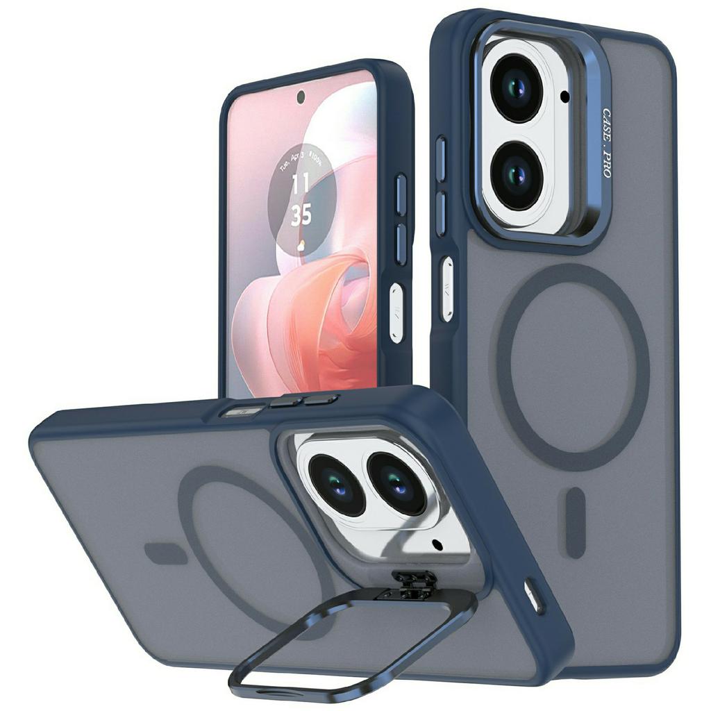 Für Xiaomi Redmi A5 4G (171,7 mm) Magnetische Hülle Faltbarer Ständer Mattes PC + TPU Handyhülle