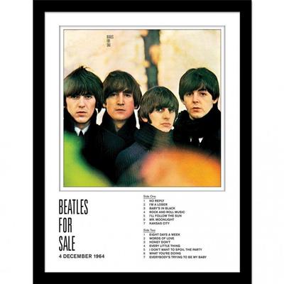 Beatles na prodej zarámovaný tisk