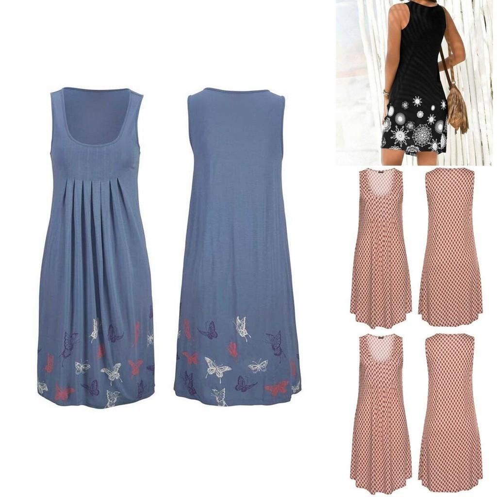 Stylish Women Boho Summer Beach Midi Dress With Gorgeous Floral Print And Loose Fit