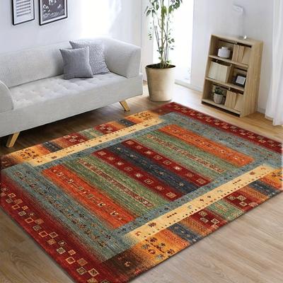 Alfombra Decorativa con Patrón Bohemio Estilo Tribal Lujo Marroquí Arte Persa Alfombra Multiestilo Alfombra de Bucle Geométrico