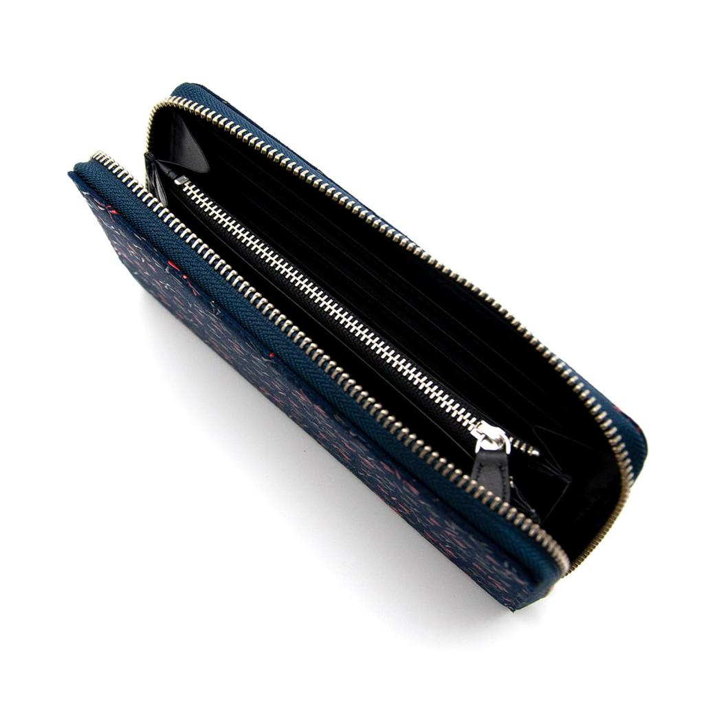 Indenya Inden Long Wallet Nagomi Dragonfly Traditional Craft Koshu Inden Deerskin Lacquer Original Brand [Indenya] (No.7528)