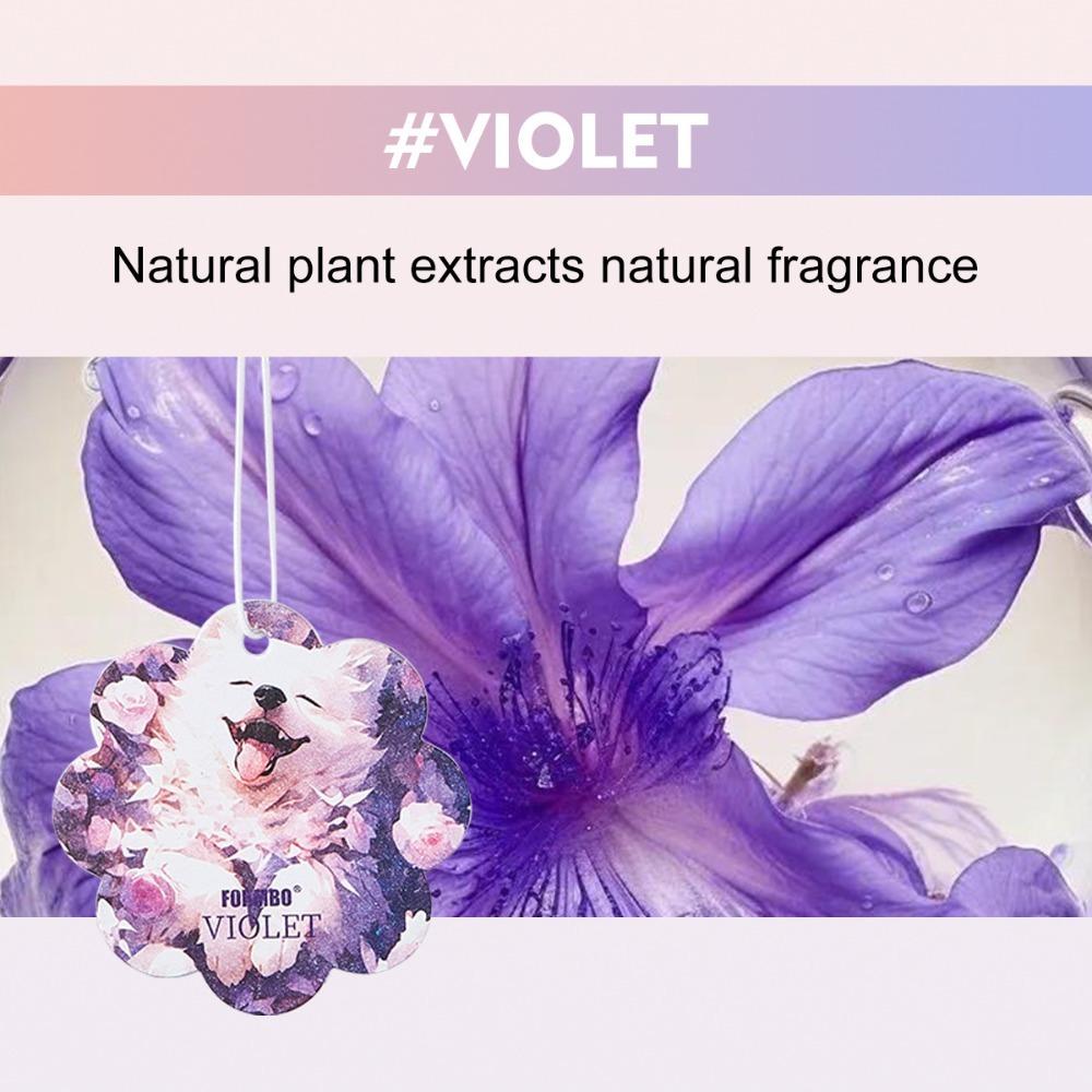 Hanging Car Air Freshener Long Lasting Floral Scent Animal Print Auto Interior Odor Remover Fragrance Card 5g