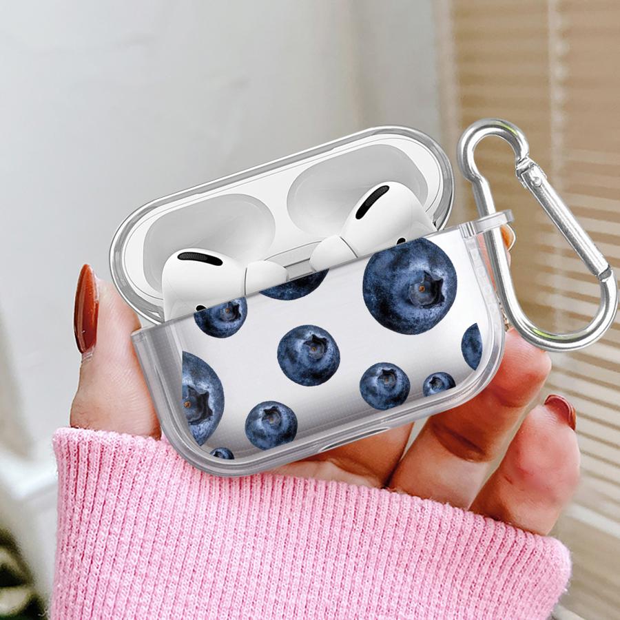 Clear Earphone Cases Cover Case For Airpods 2 4 1 Pro3 3 Pro Pro2 Simple Fruits
