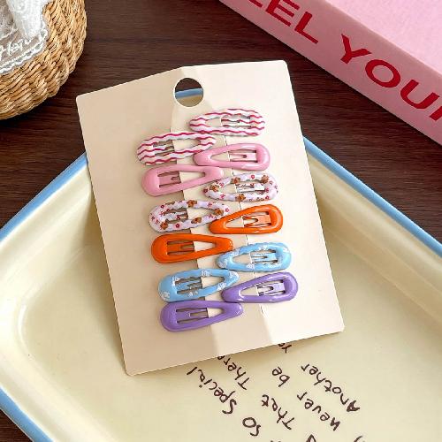 Children's Hair Clips Small Water Drop BB Clip Hairpin Barrettes Bangs Side Clip Kids Headwear Baby Girl Hair Accessories