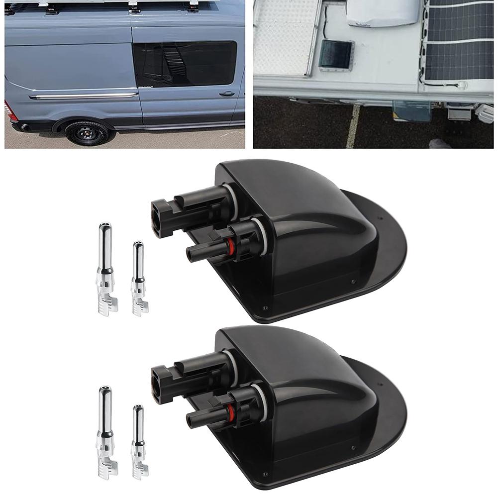 Solar Cable Gland Solar Connection Box Cells Panel Waterproof 12 X 9.5 X 4cm Box Cable Housing Solar Practical