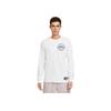 Max90 LeBron Loose Fit Crew Neck Pullover Long Sleeve T-Shirt Men Tops White HF6191-100