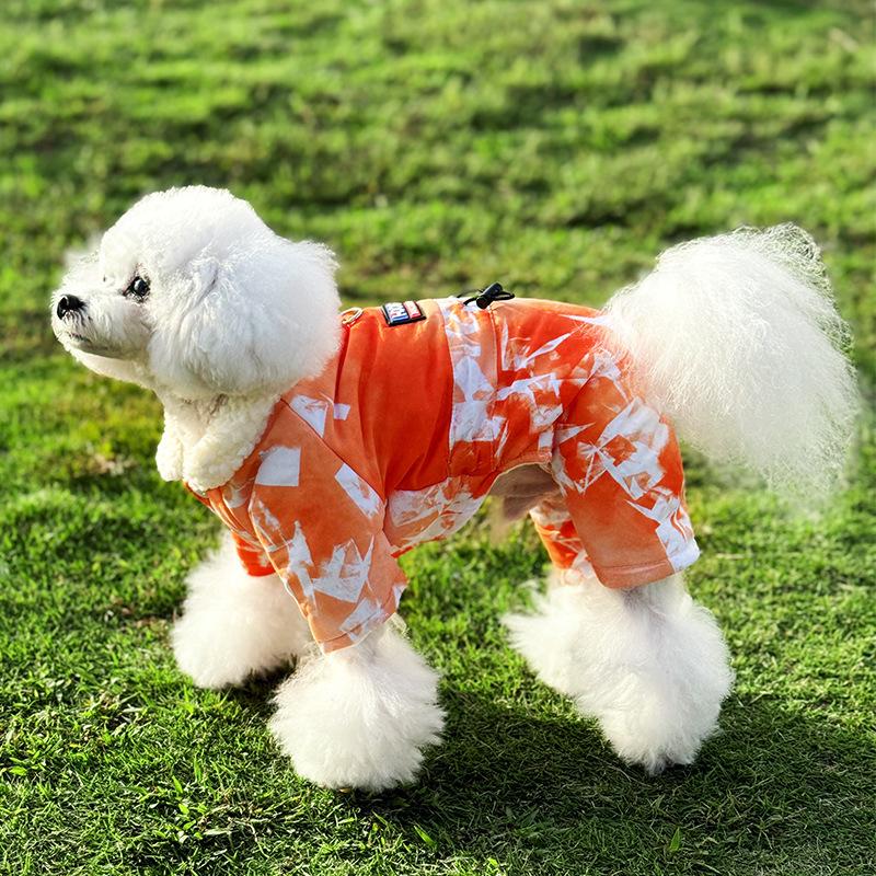 Thickened, Warm and Versatile Down Jacket for Pets and Dogs, Winter Down Black Cotton Coat