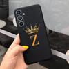 For Samsung Galaxy A52 A52S A53 A54 5G Case Luxury Crown Letters Painted Soft Slim Back Cover For Samsung A52 5G SM-A526B Fundas