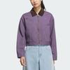adidas Originals Wash Pad Jacket Women Jackets Dark-Gray Violet Gold JW9577