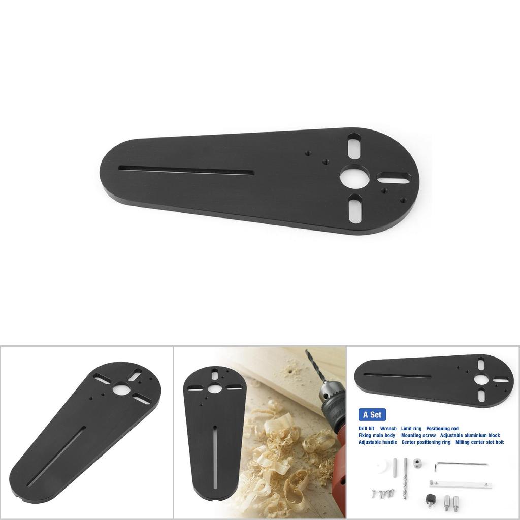 A B C Trimmer Circle Cutting Jig Set for Trimming Machines MAKITA Dongcheng(A Set)