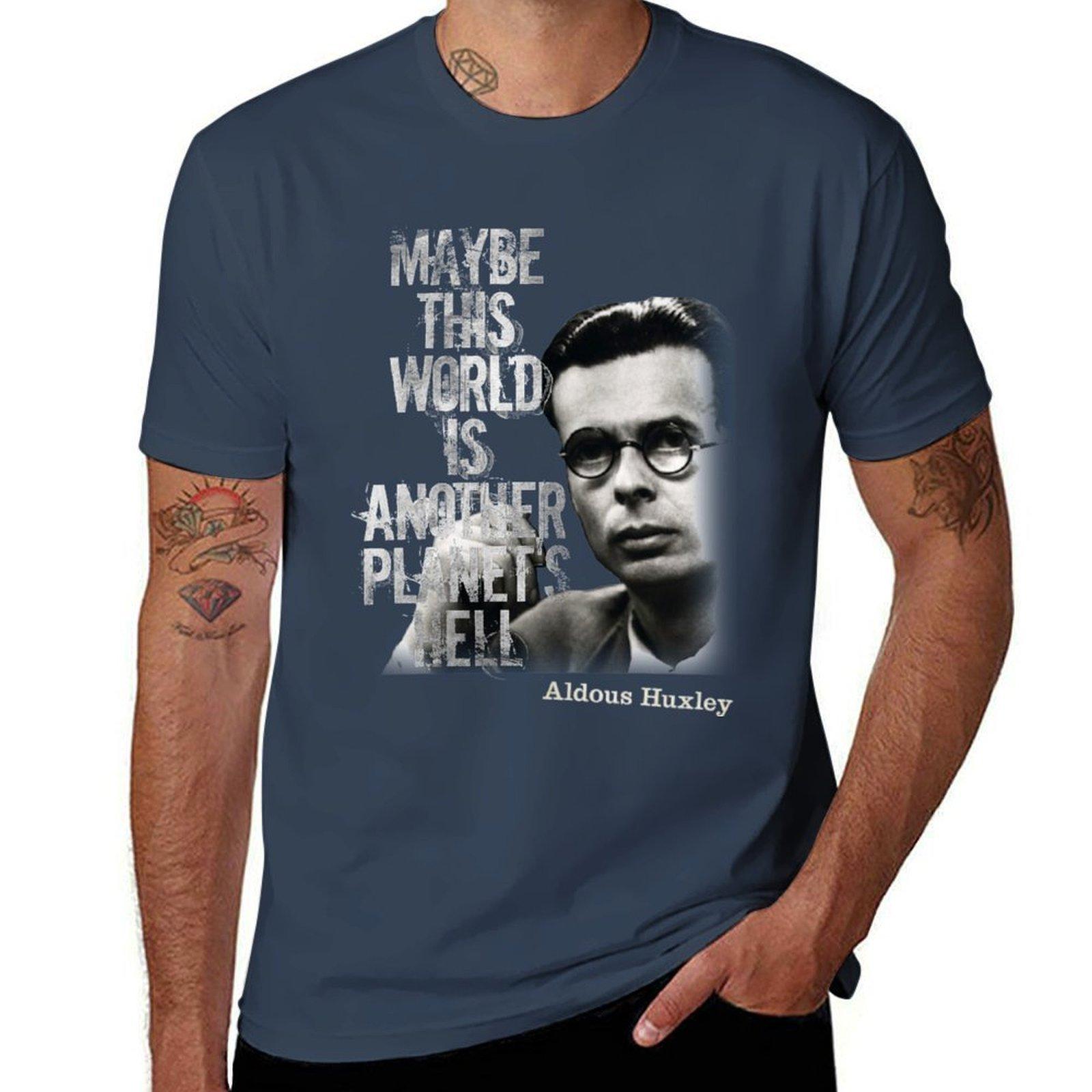 Aldous Huxley Quote TShirt Quick Dry Fishing TShirt S