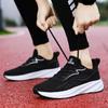 2025 Spring New Professional Running Shoes Men's and Women's Breathable Flying Weave Mesh Lightweight Non-slip Student Physical Training Sneakers