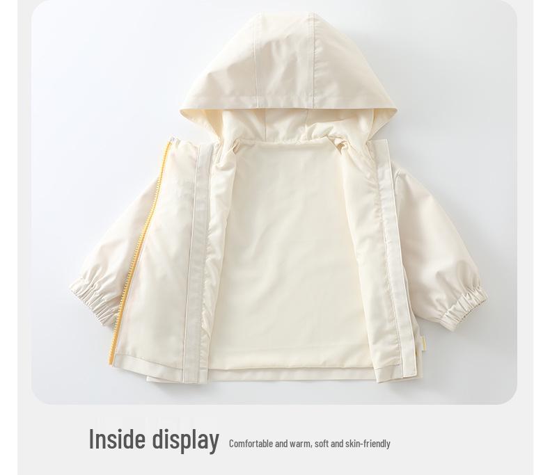 DUUDUU Kinder Doppel-Lagen Winddichte Jacke für Jungen und Mädchen - Koreanischer Stil Herbst/Winter 2025.