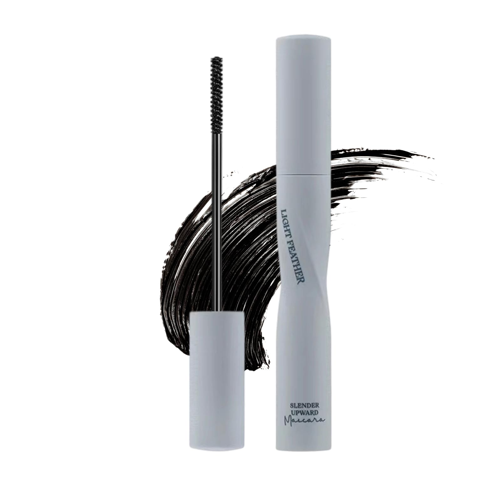 EXWICH Waterproof Mascara, Black, Long & Volumizing, Curl-Holding Mascara, Removable with Warm Water, Long-Lasting Curl, Contains Beauty Serum