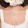 Love & Butterfly Rhinestone Necklace: European-American Fashion Pendant for Women