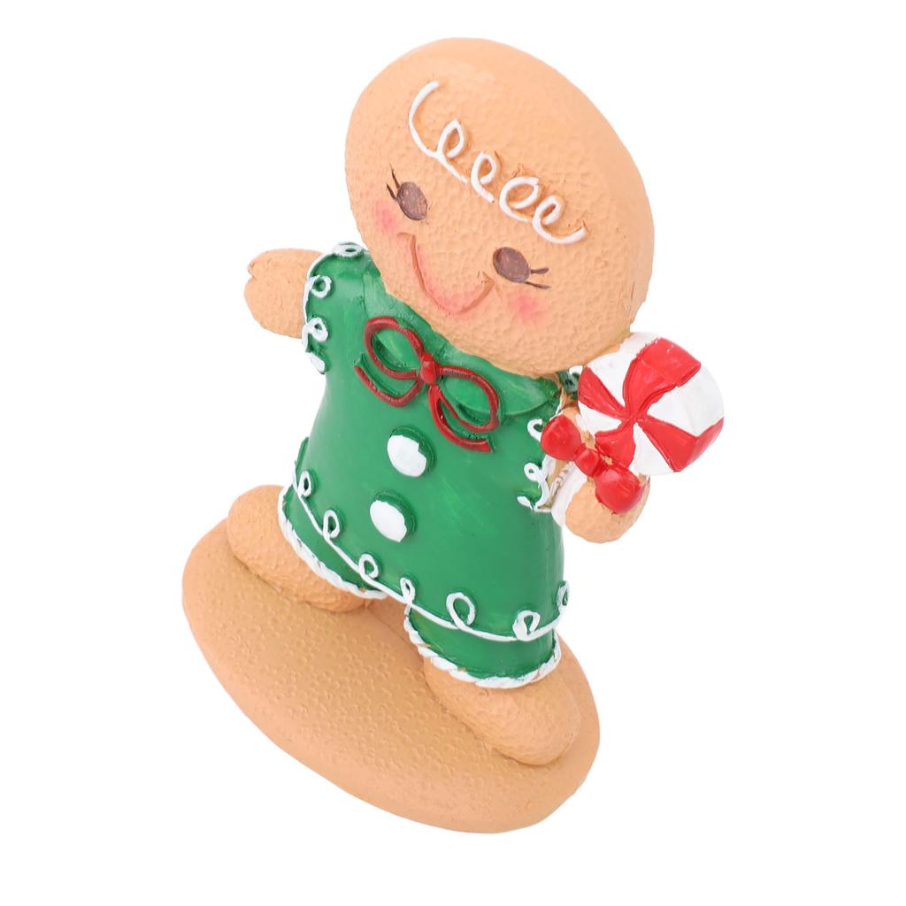Gingerbread Kids Tabletop Figures Creativity Cute Christmas Gingerbread Table Decor for Store Bar