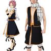 Natsu Tail Fairy Dragneel Cosplay Top Skirt Scarf Full Set Halloween Costume