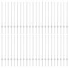 VidaXL Poteaux de Clôture 88 pcs U-Channel Argent 140 cm Acier 3335955