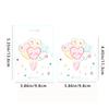 6 Pieces Valentine's Day Bouquet Greeting Cards Ins Flower Folding Greeting Cards Mother's Small Cards