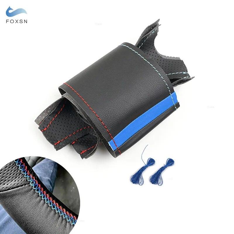 Pro BMW 1 3 řady E82 E87 120i 130i E90 320i 2008-2013 X1 E84 2011 Potah volantu z perforované kůže