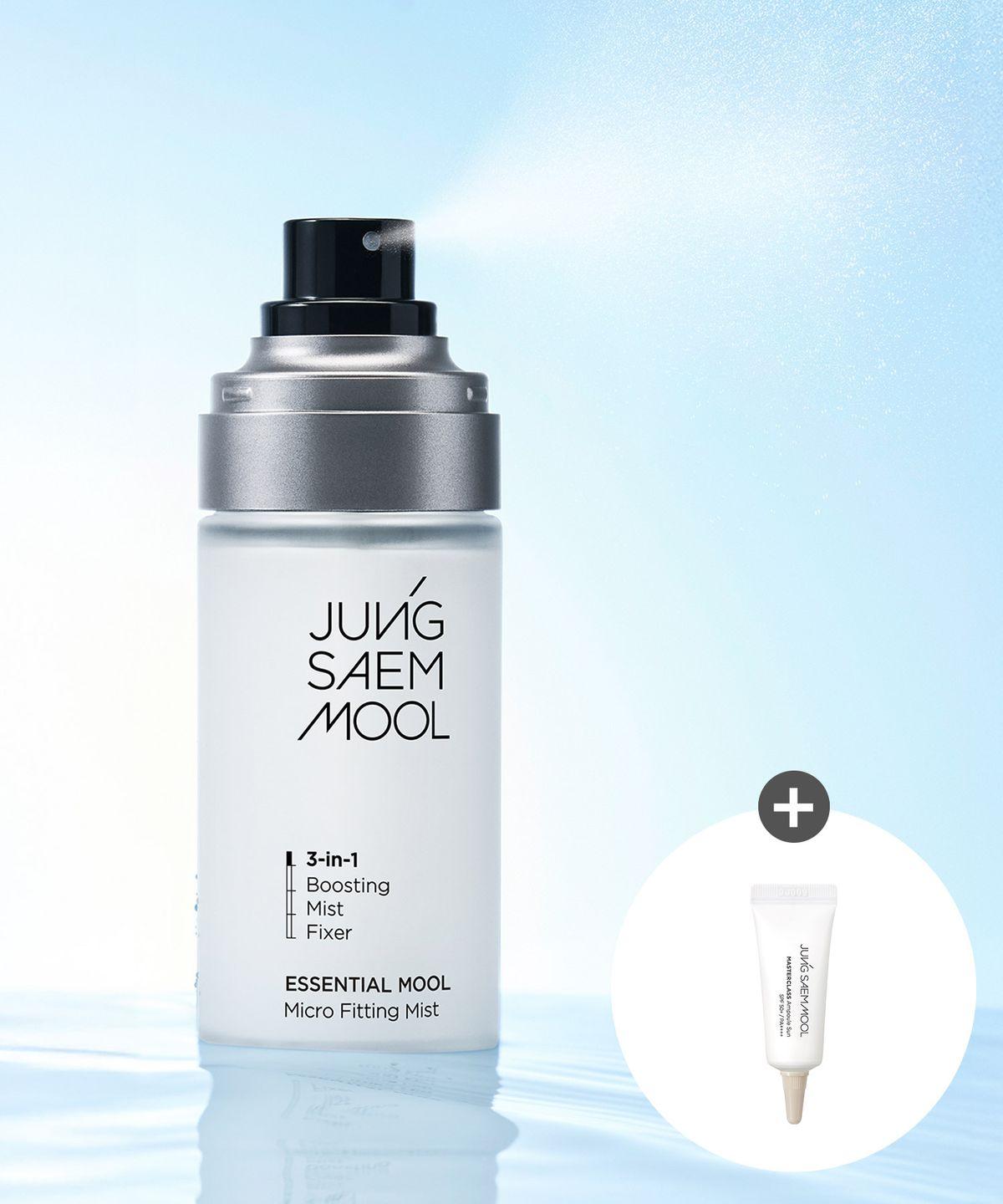 

Jung Saem Mool Essential Mool Micro Fitting Mist 55 мл – Мист 3-в-1: Бустер, Увлажнение и Фиксатор макияжа