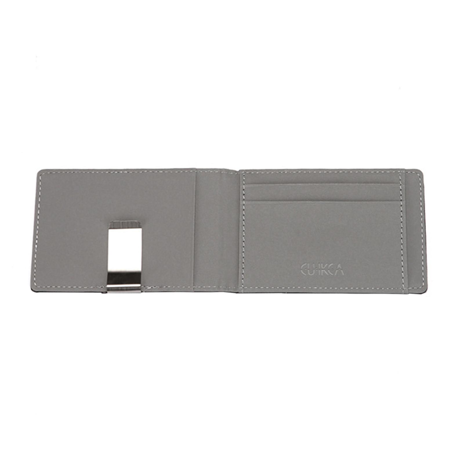 

Men Fashion Short Multi-Card Card Holder Wallet Frosted Fabric Card One Size