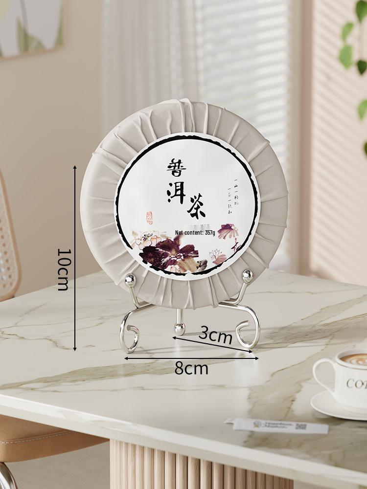 Runder Dekoteller & Bilderrahmenständer - Display für Teller, Uhren, Ornamente und Teekuchen