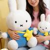 Miffy Soft Buddy Hurl Throw Pillow Sweet Plushie Bday Keepsake Charming Cartoonish Figure Fling Backrest Present