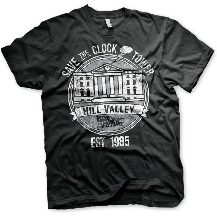 Officially Licensed Save The Clock Tower 3XL, 4XL, 5XL Mens T-Shirt (Black) XXXXXL разноцветный