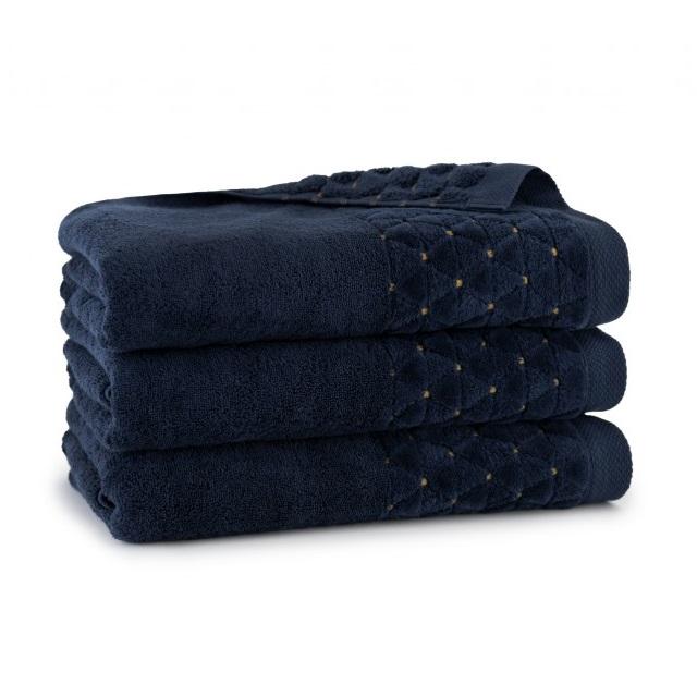 Oscar Towel 70X140 Zwoltex Navy Blue