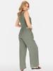 WOMEN' LOOSE STRIPED LINEN TROUSERS