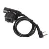 Radio Walkie Talkie Adapter Cable 90cm U94 PTT Push To Talk Headset Cable Plug Connector Cable for