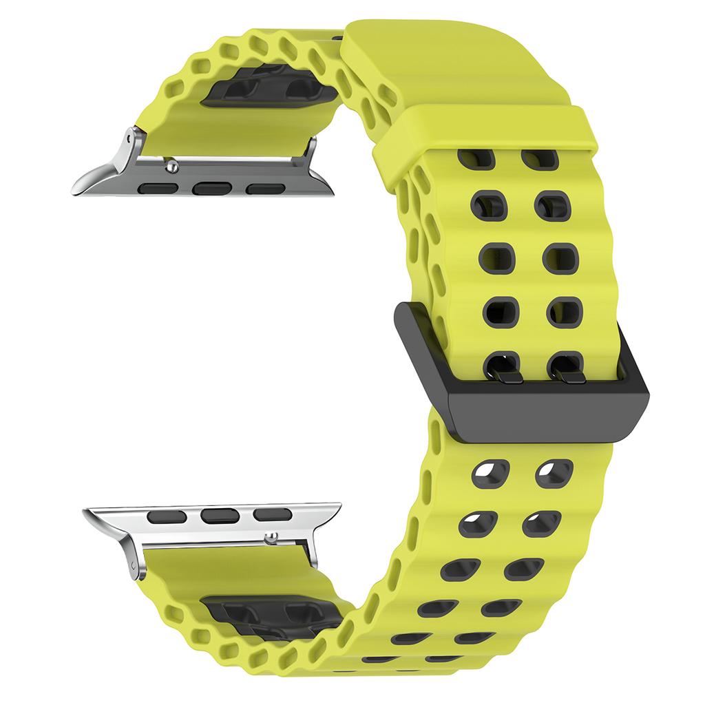 Silicone Strap for Apple Watch Ultra 3 49mm Band Breathable Bracelet for iWatch Series 11 10 42 46mm 9 8 7 6 SE 45mm 44mm Strap