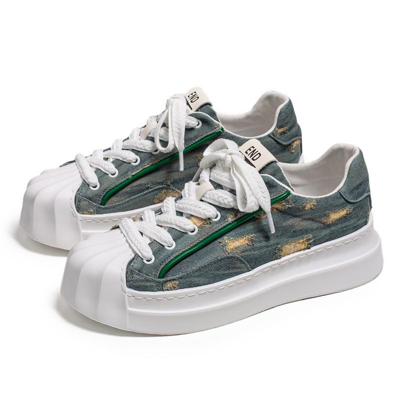 

2024 Черные мужские парусиновые туфли Весенние модные дизайнерские кроссовки на платформе Вулканизированные спортивные повседневные мужские туфли Нескользящие Zapatos Hombre 44