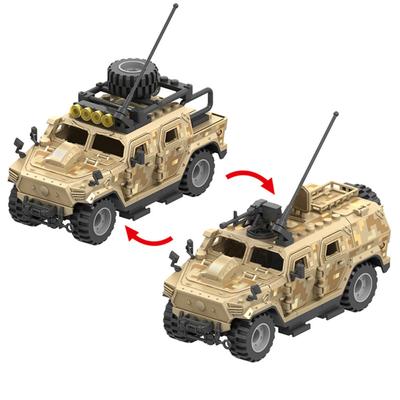 Andre verdenskrig WW2 Hær Militære Soldater SWAT Pansrede Kjøretøy Sett Sammen Byggekloss MOC Modell DIY Klisser Leker for Utdanning