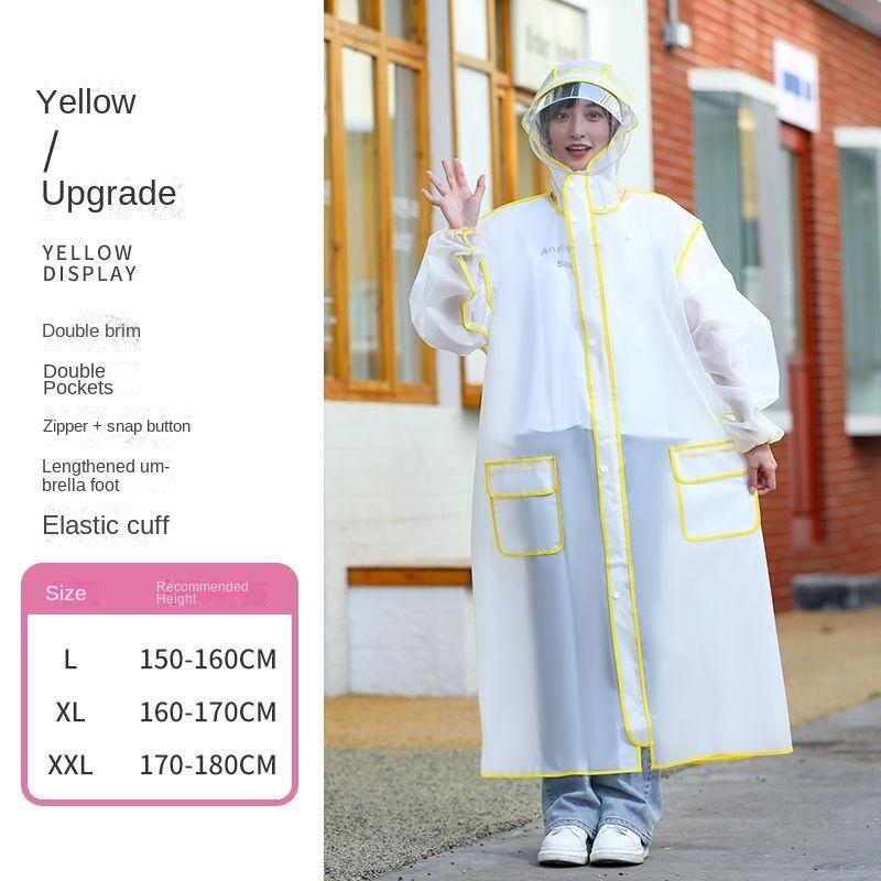 Regenmantel Regenfester Ganzkörper-integrierter verdickter langer Herren- und Damen-Poncho für Erwachsene beim Reiten und Wandern im Elektroauto