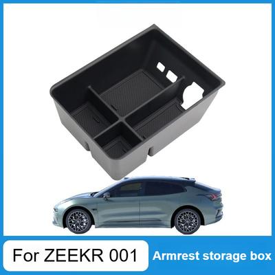 For ZEEKR 001    Armrest Storage Box Organizer Tray Car Styling Center Console Storage Box Car Interior Accessories