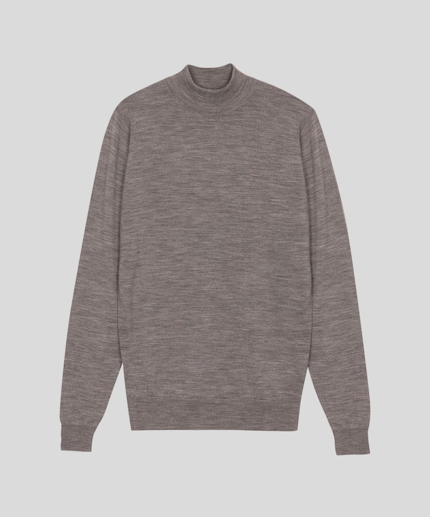 Jonseumedeulli Harcourt Merino Wool Mock Neck Knit Classic 10 Colors (A Type)